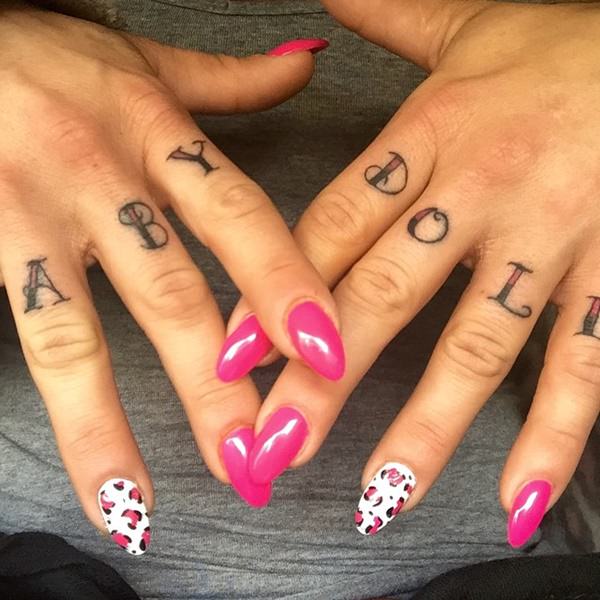 Knuckle tattoos design, idea 29