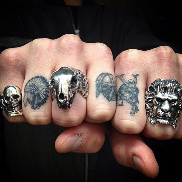 Knuckle tattoos design, idea 41