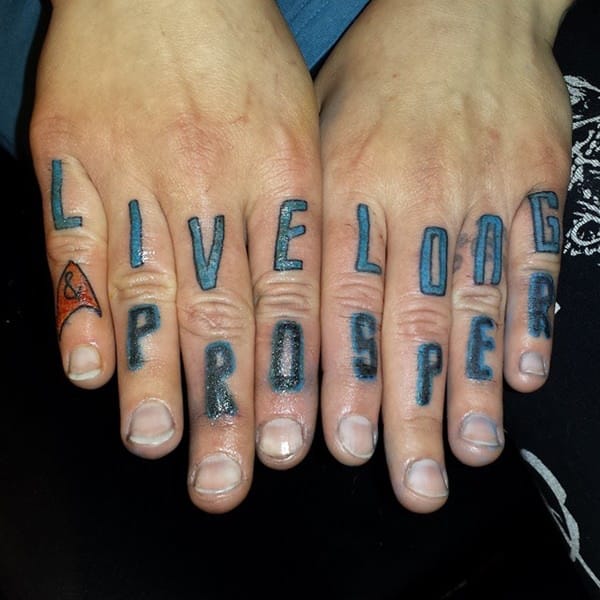 Knuckle tattoos design, idea 30