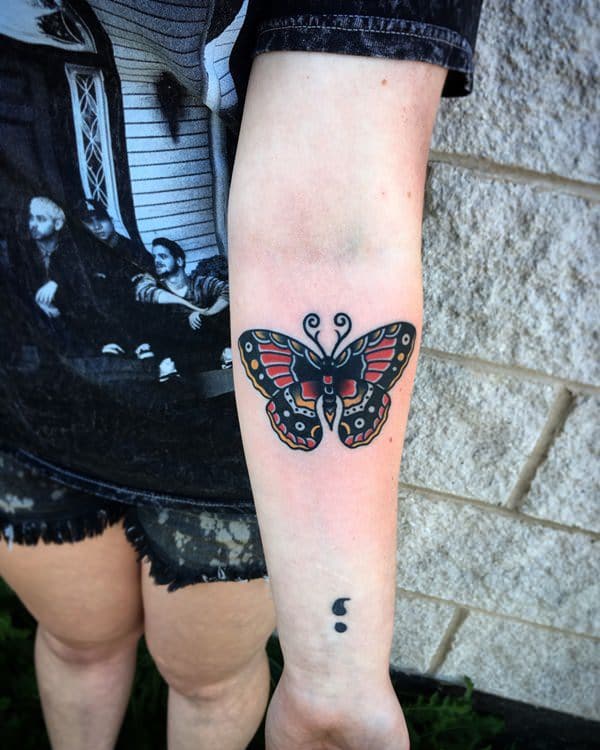 Semicolon tattoos design, idea 71