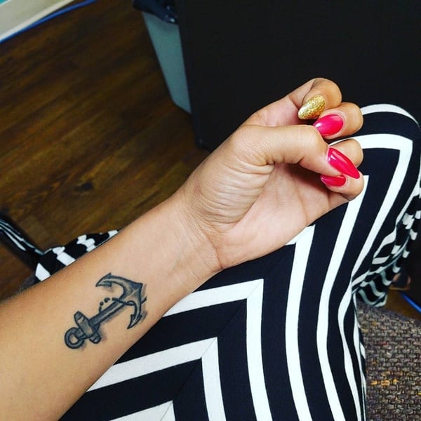 Semicolon tattoos design, idea 32