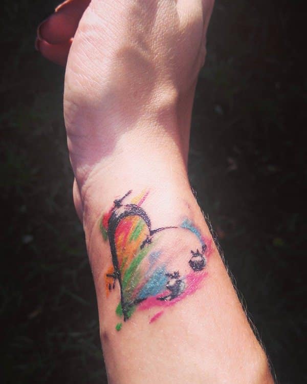 Semicolon tattoos design, idea 36