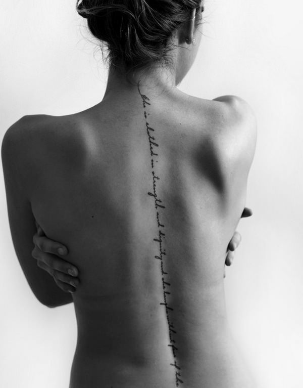 Spine tattoos design, idea 21
