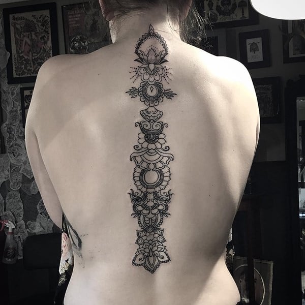 Spine tattoos design, idea 23