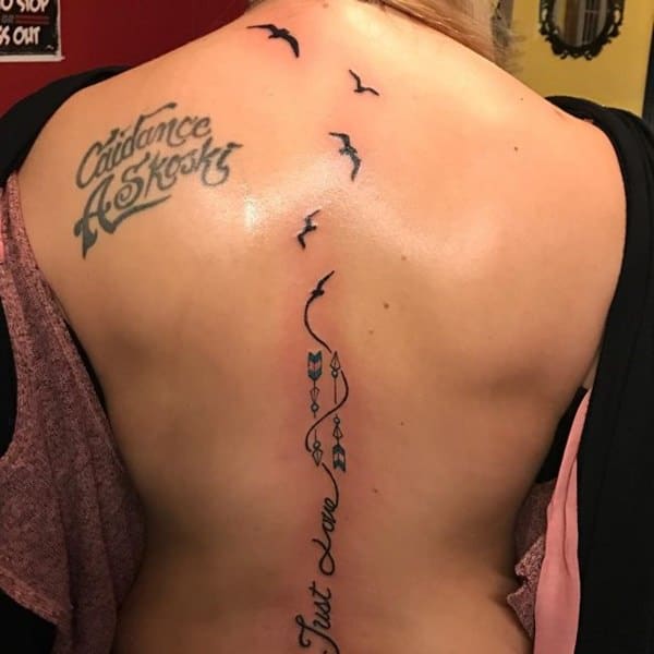 Spine tattoos design, idea 38