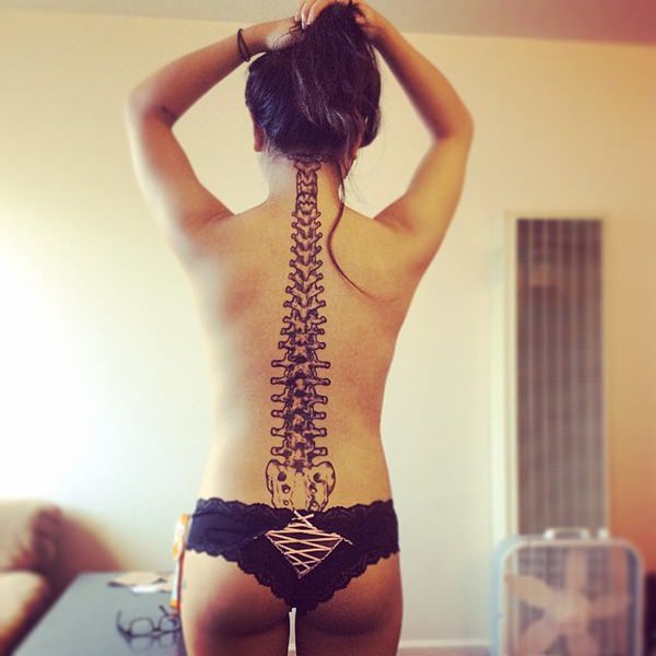 Spine tattoos design, idea 10