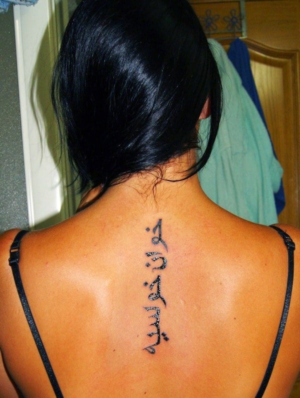 Spine tattoos design, idea 5
