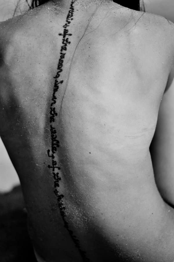 Spine tattoos design, idea 11
