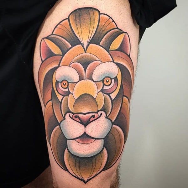 Stained glass tattoos design, idea 50