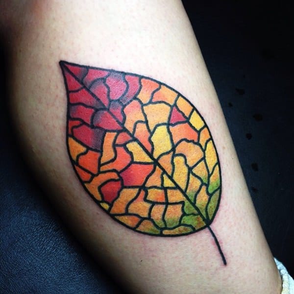 Stained glass tattoos design, idea 53