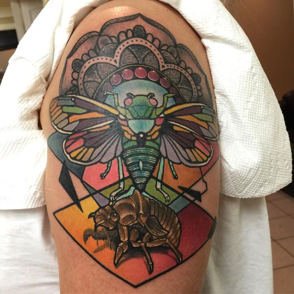 Stained glass tattoos design, idea 49