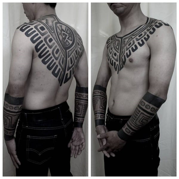 Tribal tattoo designs for arms design, idea 15