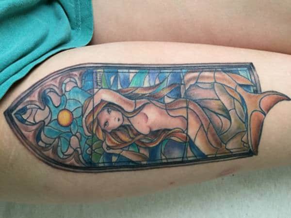 Stained glass tattoos design, idea 66