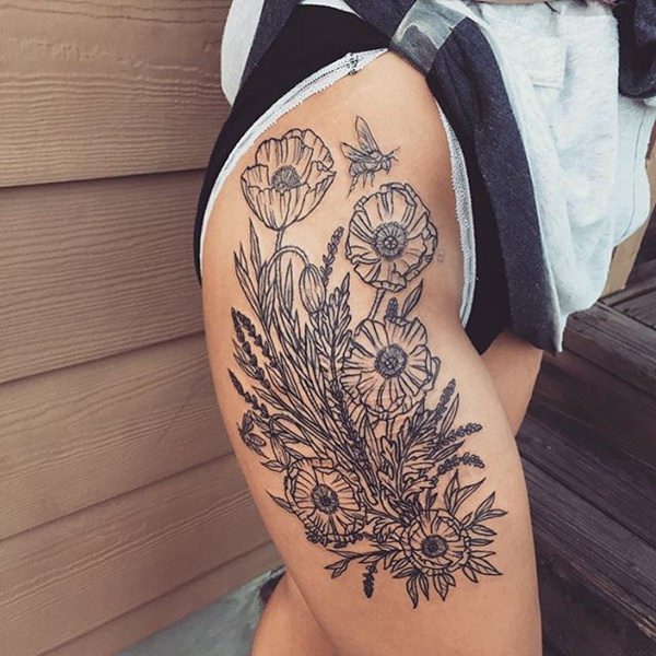 Hip tattoos design, idea 67