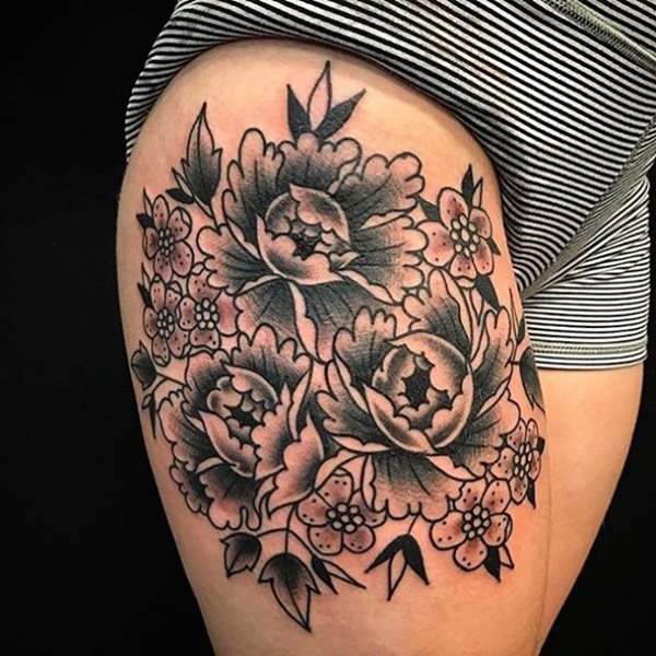 Hip tattoos design, idea 74
