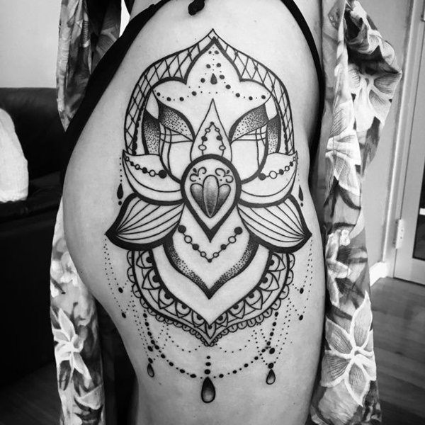 Hip tattoos design, idea 75