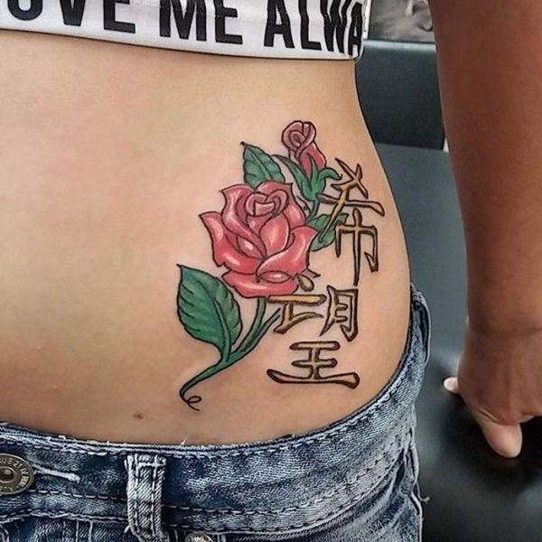 Hip tattoos design, idea 28