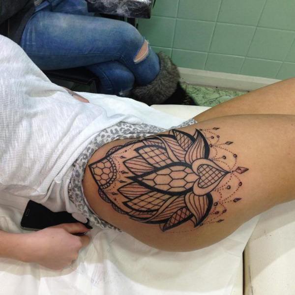 Hip tattoos design, idea 58