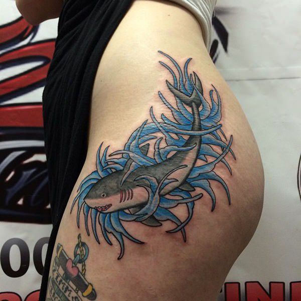 Hip tattoos design, idea 31