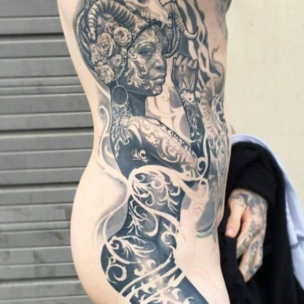 Hip tattoos design, idea 36