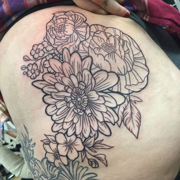 Hip tattoos design, idea 38