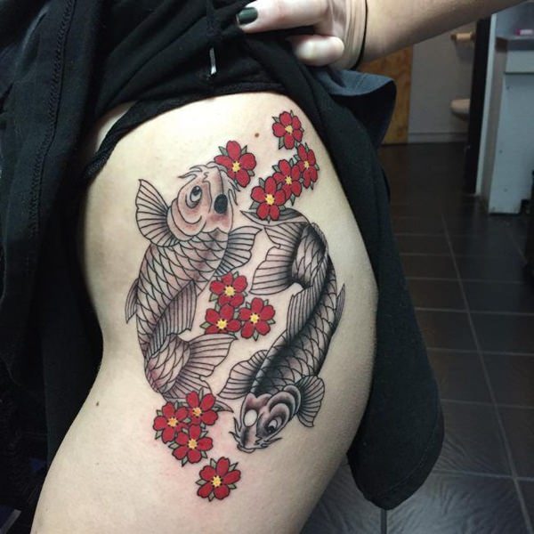Hip tattoos design, idea 39