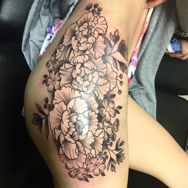Hip tattoos design, idea 40
