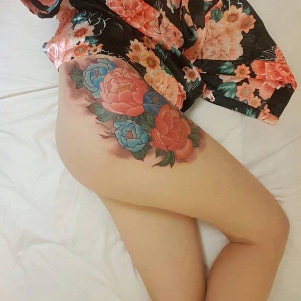 Hip tattoos design, idea 41