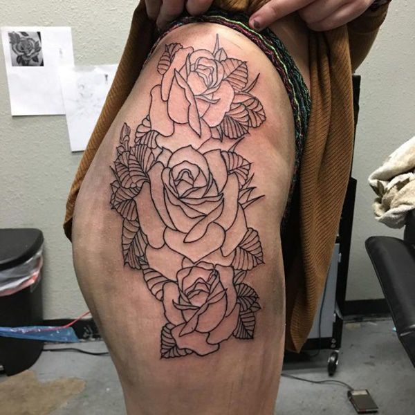Hip tattoos design, idea 45