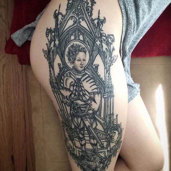 Hip tattoos design, idea 46