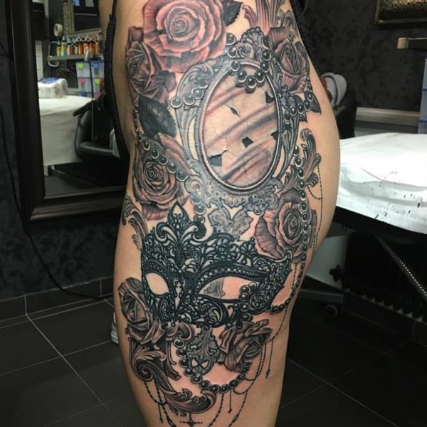 Hip tattoos design, idea 47