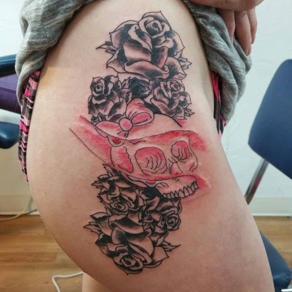 Hip tattoos design, idea 50