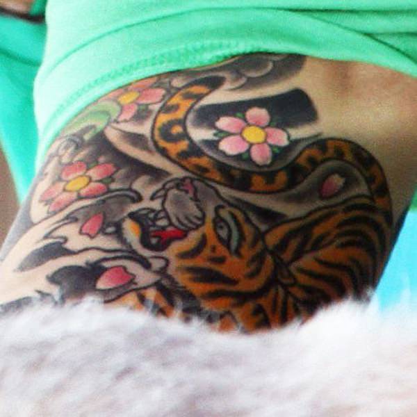 Ruby rose tattoos design, idea 28