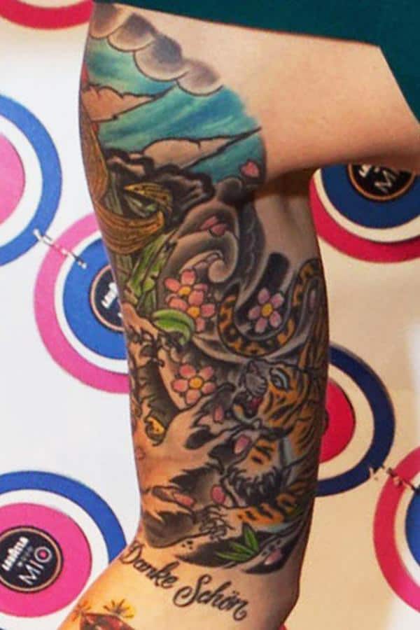 Ruby rose tattoos design, idea 29