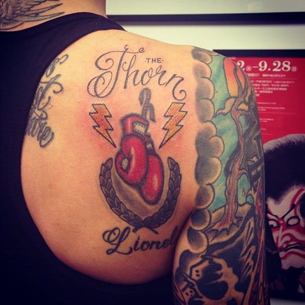 Ruby rose tattoos design, idea 37