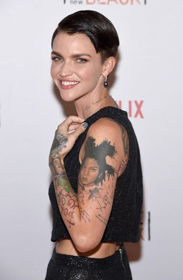 Ruby rose tattoos design, idea 38