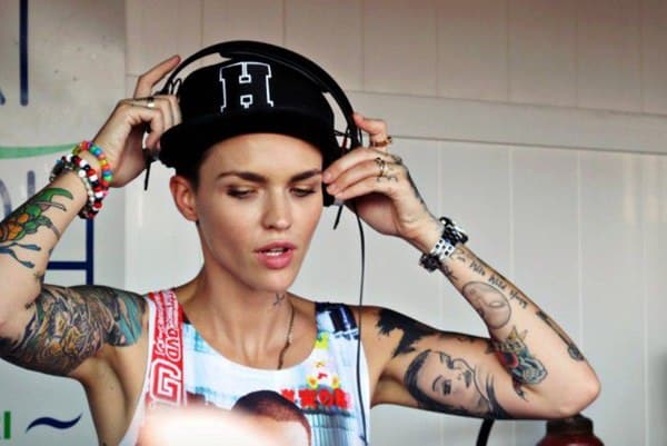 Ruby rose tattoos design, idea 40