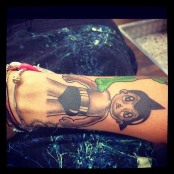 Ruby rose tattoos design, idea 47