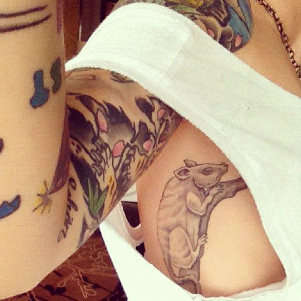 Ruby rose tattoos design, idea 48