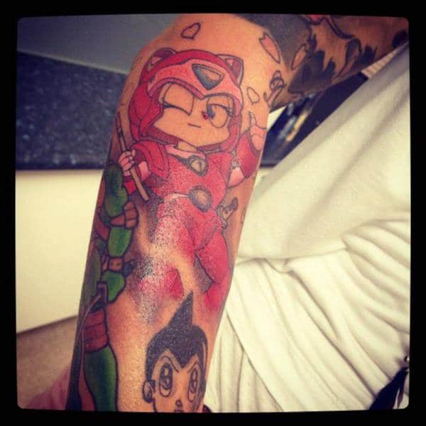 Ruby rose tattoos design, idea 49