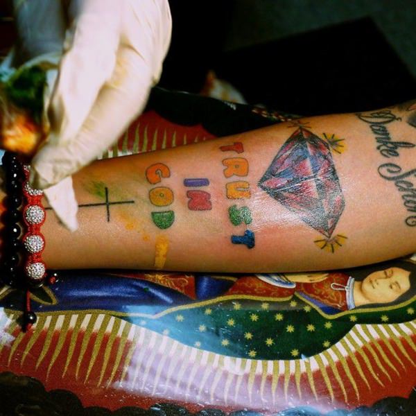 Ruby rose tattoos design, idea 51