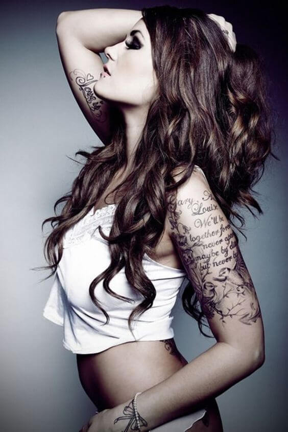 Arm tattoos design, idea 2