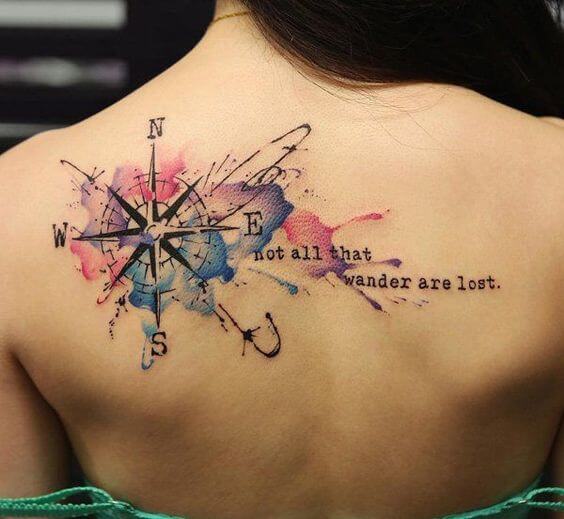 Back tattoos design, idea 6