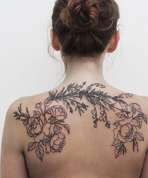Back tattoos design, idea 10