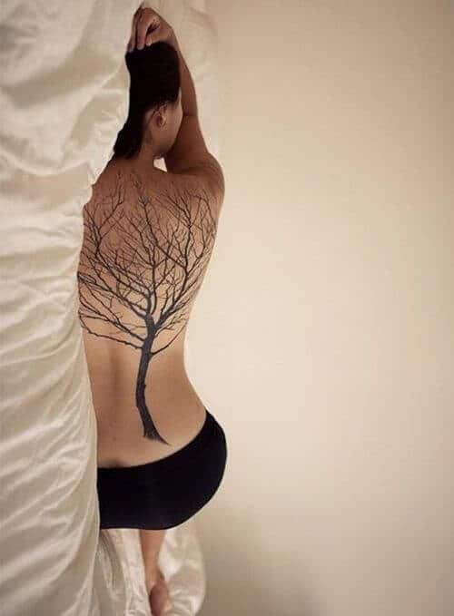 Back tattoos design, idea 12