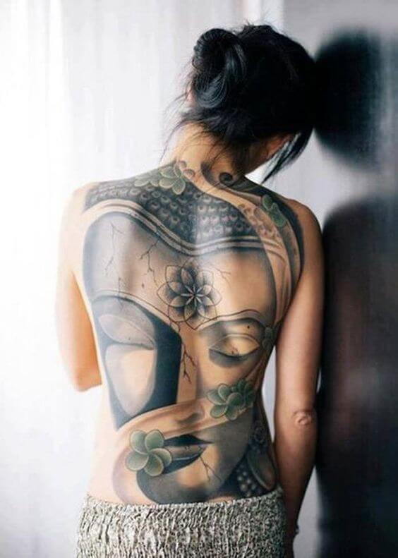 Back tattoos design, idea 17