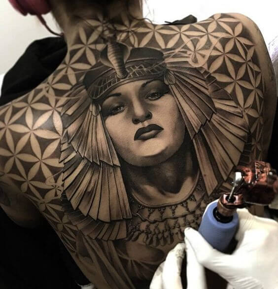 Back tattoos design, idea 19