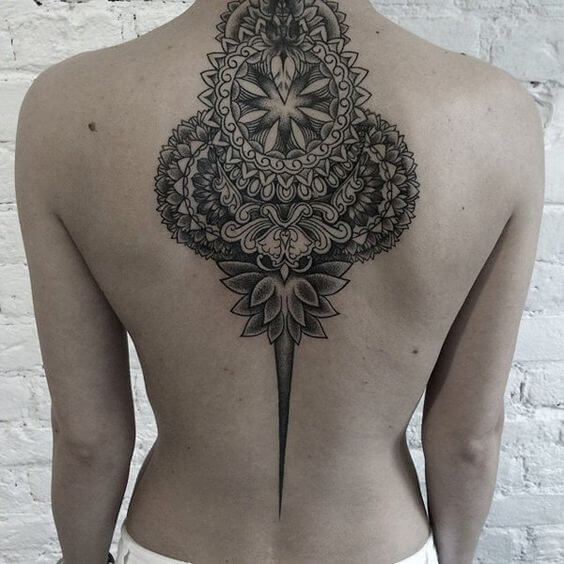 Back tattoos design, idea 25