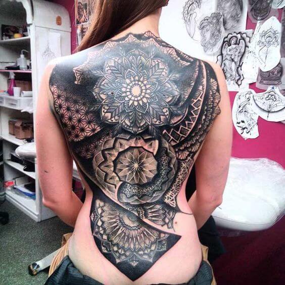 Back tattoos design, idea 30