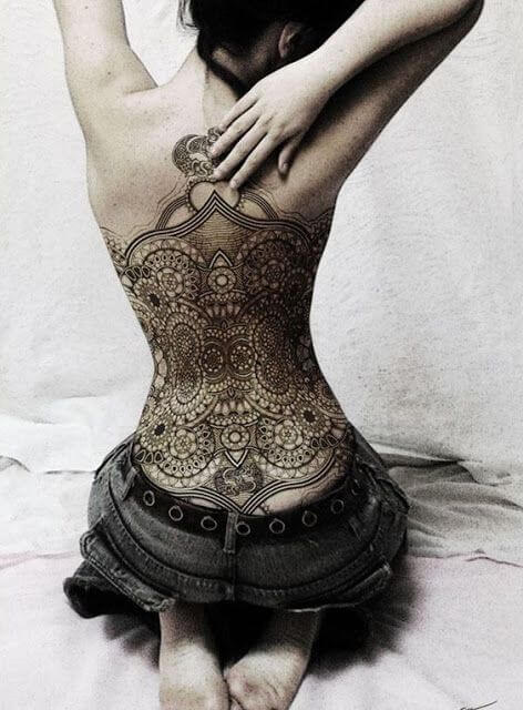 Back tattoos design, idea 31